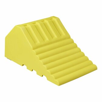 Cale de roue en plastique L avec poignee