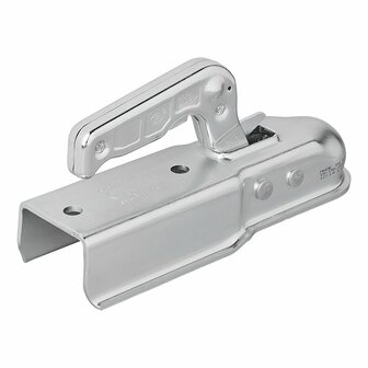 Attelage a boule acier vertical 2 trous carre 60mm 1300kg freine