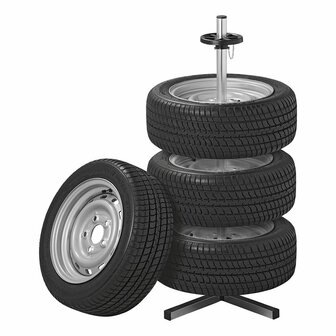 Support de jante en aluminium pour 4 pneus