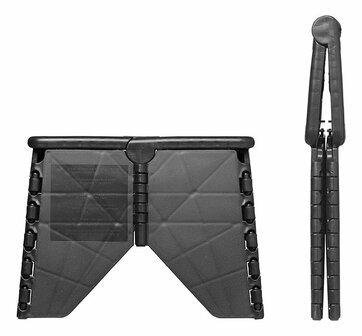 Marchepied M en plastique antiderapant 42 x 29,5 x 24 cm pliable