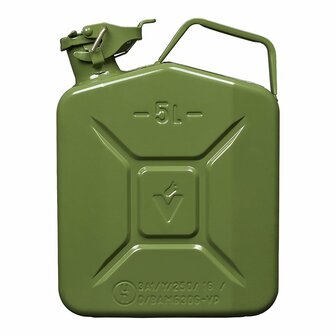 Bidon 5L metal vert homologue UN-TuV/GS