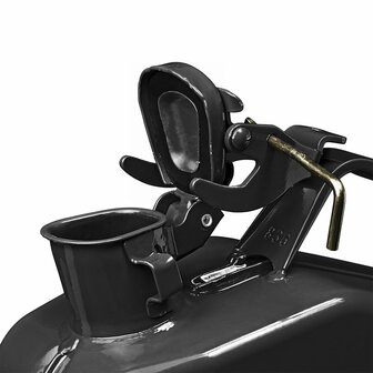 Bidon 5L metal noir homologue UN-TuV/GS