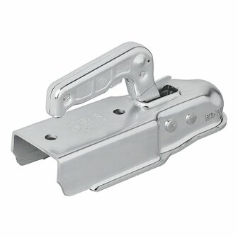 Attelage a boule acier vertical 2 trous carre 70mm 1300kg freine