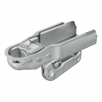 Attelage a boule acier vertical 2 trous carre 70mm 1300kg freine