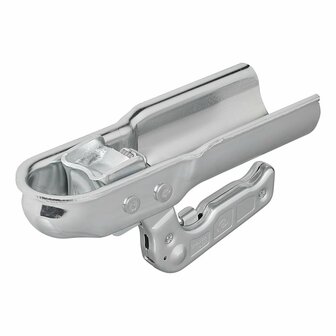 Attelage a boule acier vertical 2 trous rond 60mm 1300kg freine