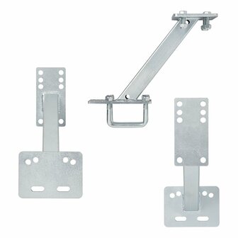 Support de roue de secours avec supports en U
