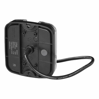 Feu arriere 4 fonctions 105 x 95 mm LED + GLOW droit