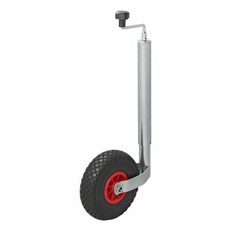 Roue avant jante plastique 48 mm avec pneu PU 260x85 mm