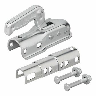 Attelage a boule en acier rond 35-50 mm 1300 kg freine