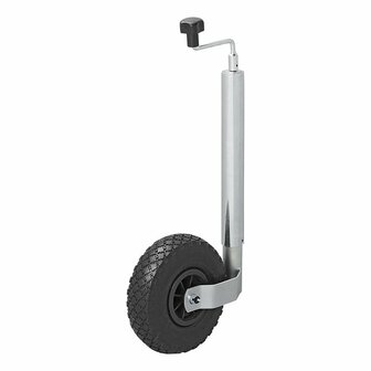 Roue avant jante plastique 48 mm avec pneu pneumatique 260x85 mm