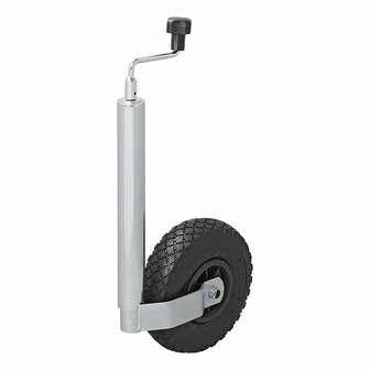 Roue avant jante plastique 48 mm avec pneu pneumatique 260x85 mm