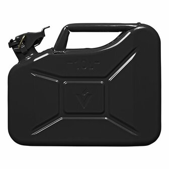 Bidon 10L metal noir homologue UN TuV/GS