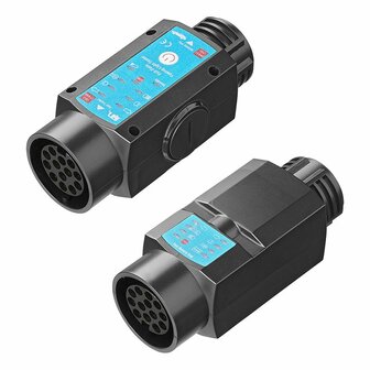 Testeur d&#039;eclairage de remorque et de vehicule rechargeable a 13 broches