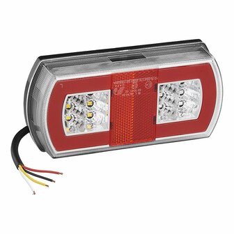 Feu arriere 5 fonctions 225 x 105 mm 43LED gauche