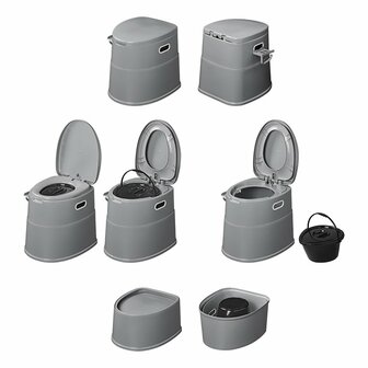 Toilettes portables divisibles