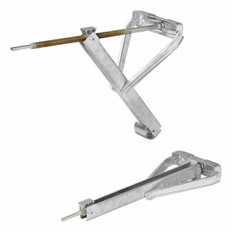 Support d&#039;angle pour caravane 700 kg 605 x 260 mm H : 500 mm