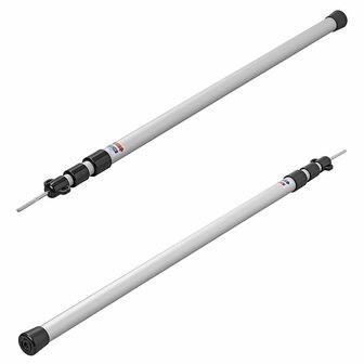 Mat de tente telescopique 3 pieces 93-230 cm - lot de 2 pieces