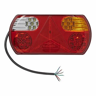 Feu arriere 6 fonctions 296x142mm 32LED droit