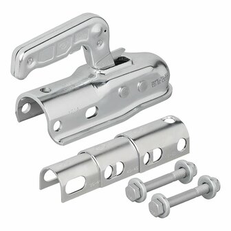 Attelage a boule en acier rond 35-50 mm 2000 kg freine