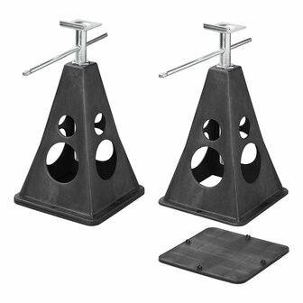 Ensemble de supports en plastique 4 pieces 750 kg/piece