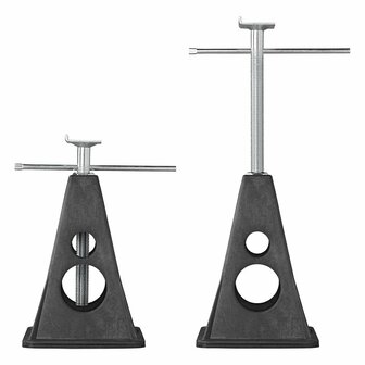 Ensemble de supports en plastique 4 pieces 750 kg/piece