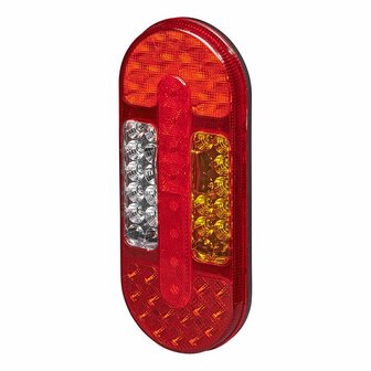 Feu arriere 6 fonctions 323x134mm 54LED droit