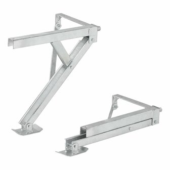 Support d&#039;angle de caravane compact 600 kg pour avant droit et arriere gauche