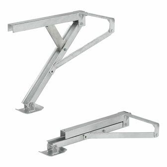 Support d&#039;angle de caravane compact 600 kg pour avant gauche et arriere droit