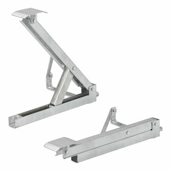 Support d&#039;angle de caravane compact 600 kg pour avant gauche et arriere droit