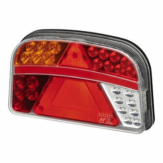 Feu arriere 6 fonctions 240x150mm LED gauche sous blister