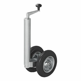 Roue avant double 48 mm avec pneus pleins en PU 200 x 50 mm