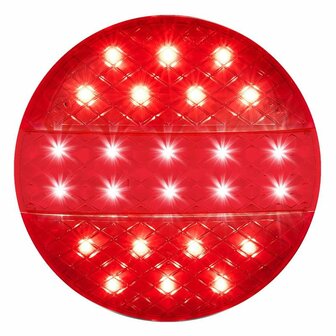 Feu arriere 12/24V 3 fonctions 140mm STF LED sous blister