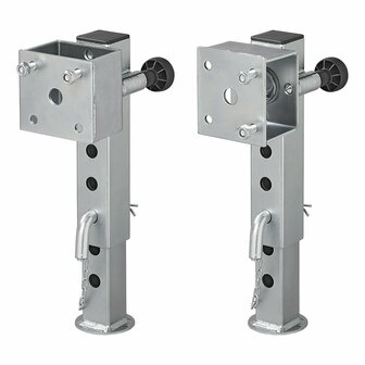 Pied de support 60x60 mm inclinable TL60 D85 SW19 345-445 mm 1300 kg