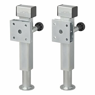 Pied de support 60x60 mm inclinable SF60 D42 SW19 410-655 mm 1300kg