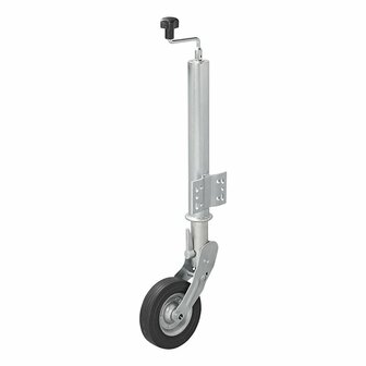 Roue avant jante metal 60mm avec pneu caoutchouc 200x60mm pliable