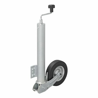 Roue avant jante metal 60mm avec pneu caoutchouc 200x60mm pliable