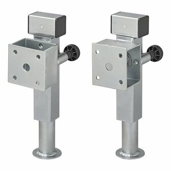 Pied de support 60x60 mm inclinable SF60 D85 SW19 360-595 mm 1350kg