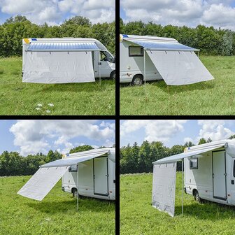 Protection solaire avant pour stores de toit et de mur 280 x 200 cm