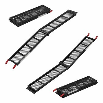 Rampe en acier, pliable, 203x28cm, 340kg par piece
