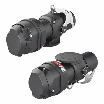 Adaptateur de prise de 24V 15 a 12V 13 broches ISO12098 &gt; ISO11446