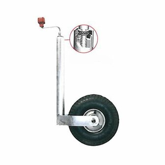 Roue avant  Plus diametre 48 mm pneumatique 260 x 85 mm 250 kg