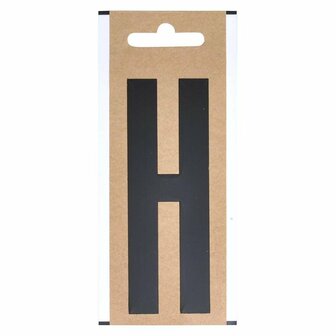 Etiquette lettre H 10cm