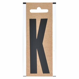 Etiquette lettre K10cm