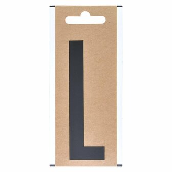 Etiquette lettre L10cm
