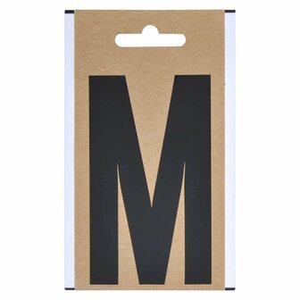 Etiquette lettre M10cm
