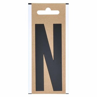 Etiquette lettre N10cm