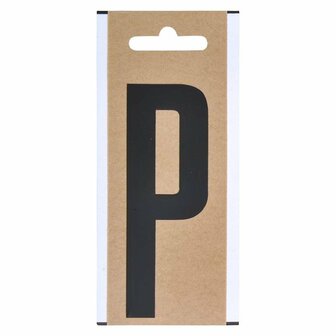 Etiquette lettre P10cm