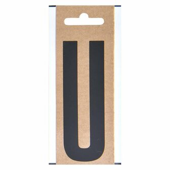 Etiquette lettre U10cm