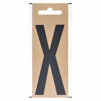 Etiquette lettre X10cm