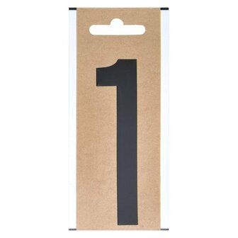 Etiquette numero 1 10cm